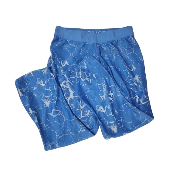 Nike Pants - Nike Women's Small Dri-Fit Blue Lightning Crop Leggings, Pre-owned